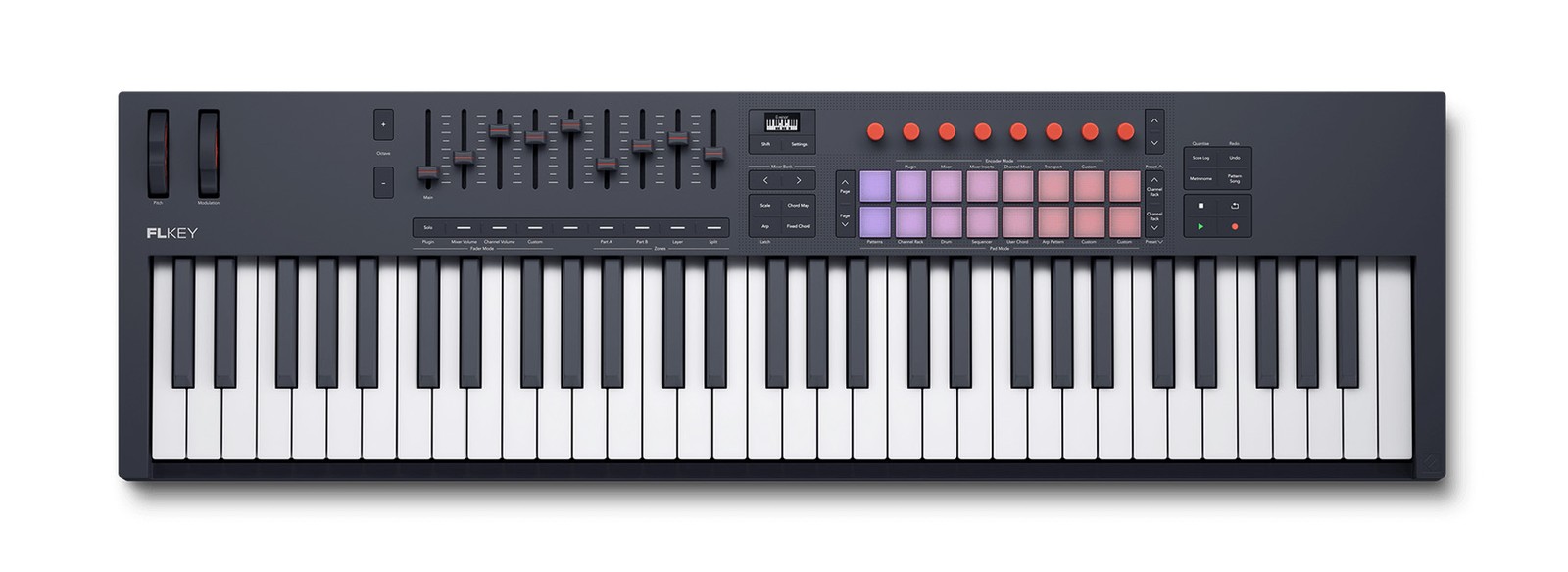 Novation FLkey 2 61 Key MIDI Keyboard Controller for FL Studio+On-Stage X-Stand