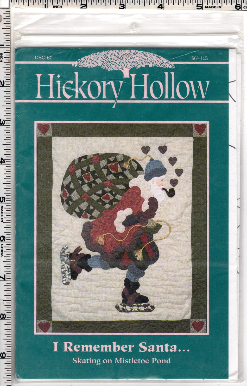 "I Remember Santa..." ©1992 Hickory Hollow Quilting Applique Pattern # DSQ-60