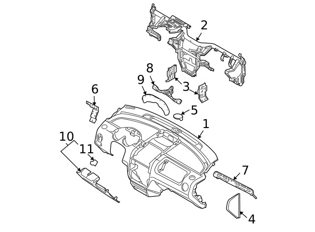 Genuine GM Bracket 96376726