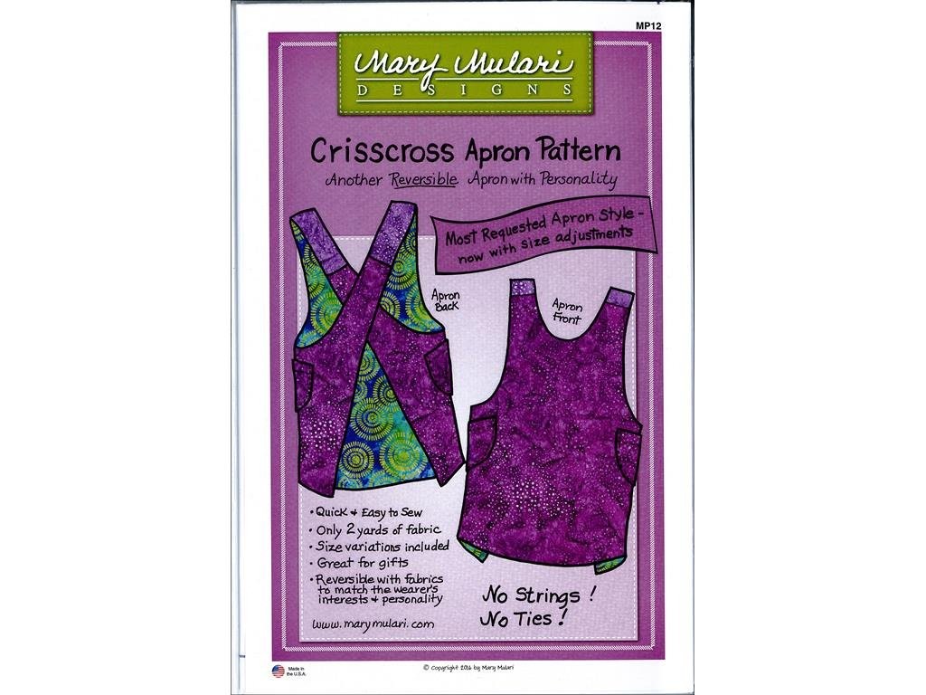 Crisscross Apron Sewing Pattern - Beginner-Friendly, Reversible, Adjustable, ...