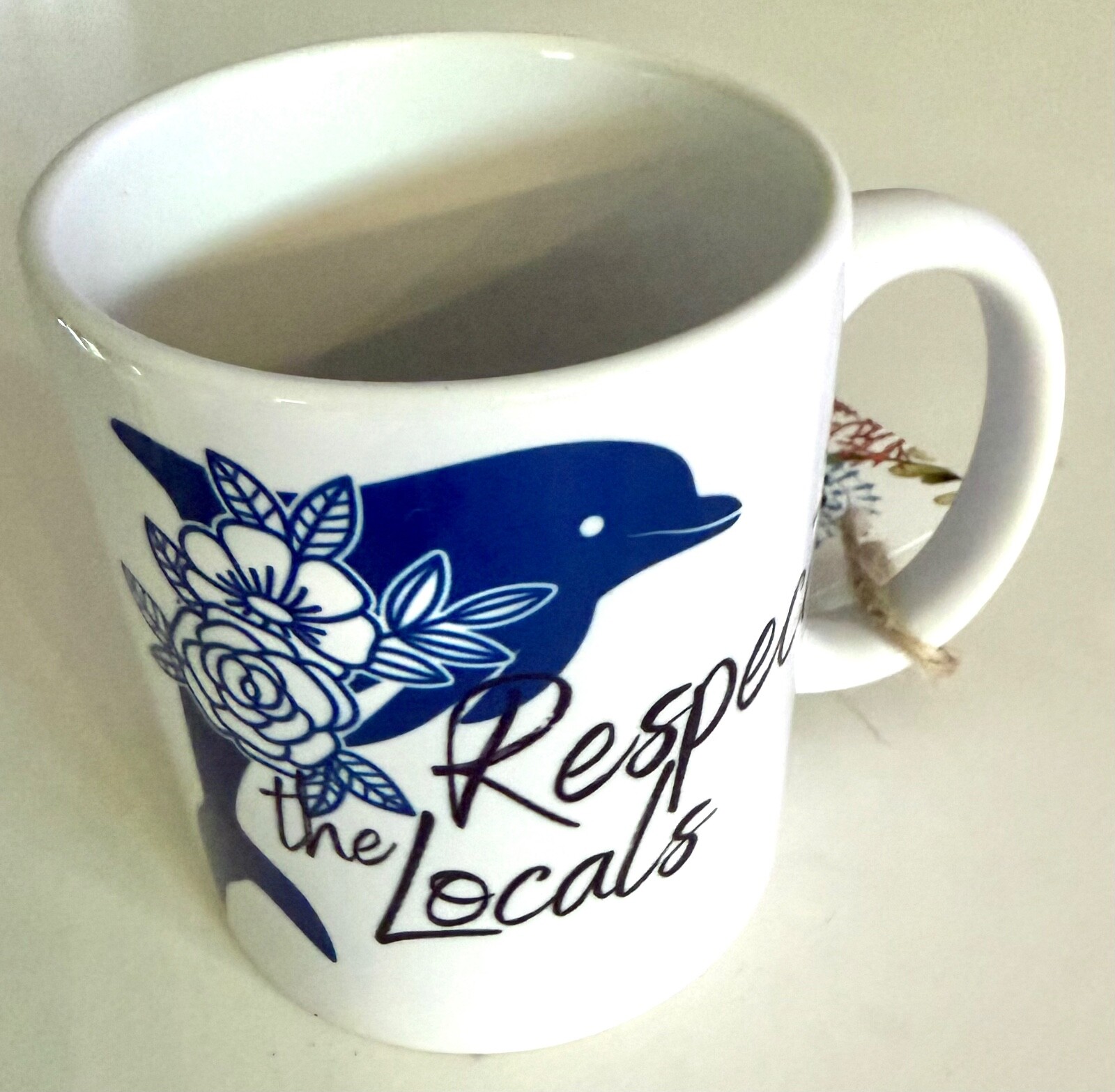 Respect the Locals Dolphin 12 oz Ceramic Mug