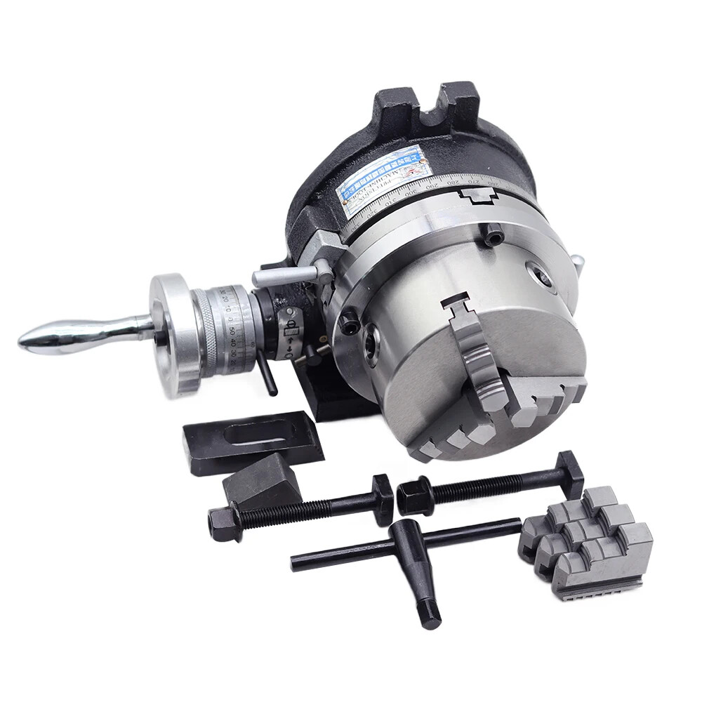 6-inch Universal Indexing Table Rotary Table 125Three-jaw Chuck Milling Machine，