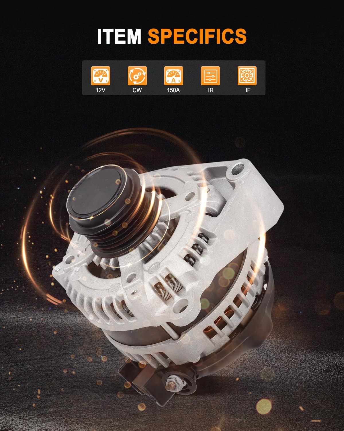 High Output Alternator for 20142019 Chevrolet Silverado & GMC Models