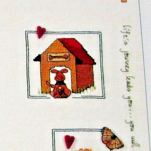 Home For Every Creature Turtle Fish Bees Dog Butterfly CROSS STITCH PATTERN