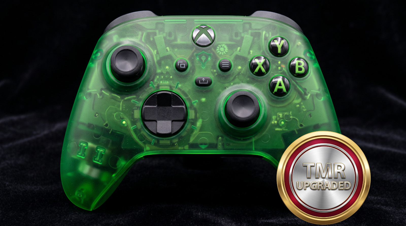 Xbox Series X/S Special Edition Controller -green full  transparent TMR upgraded