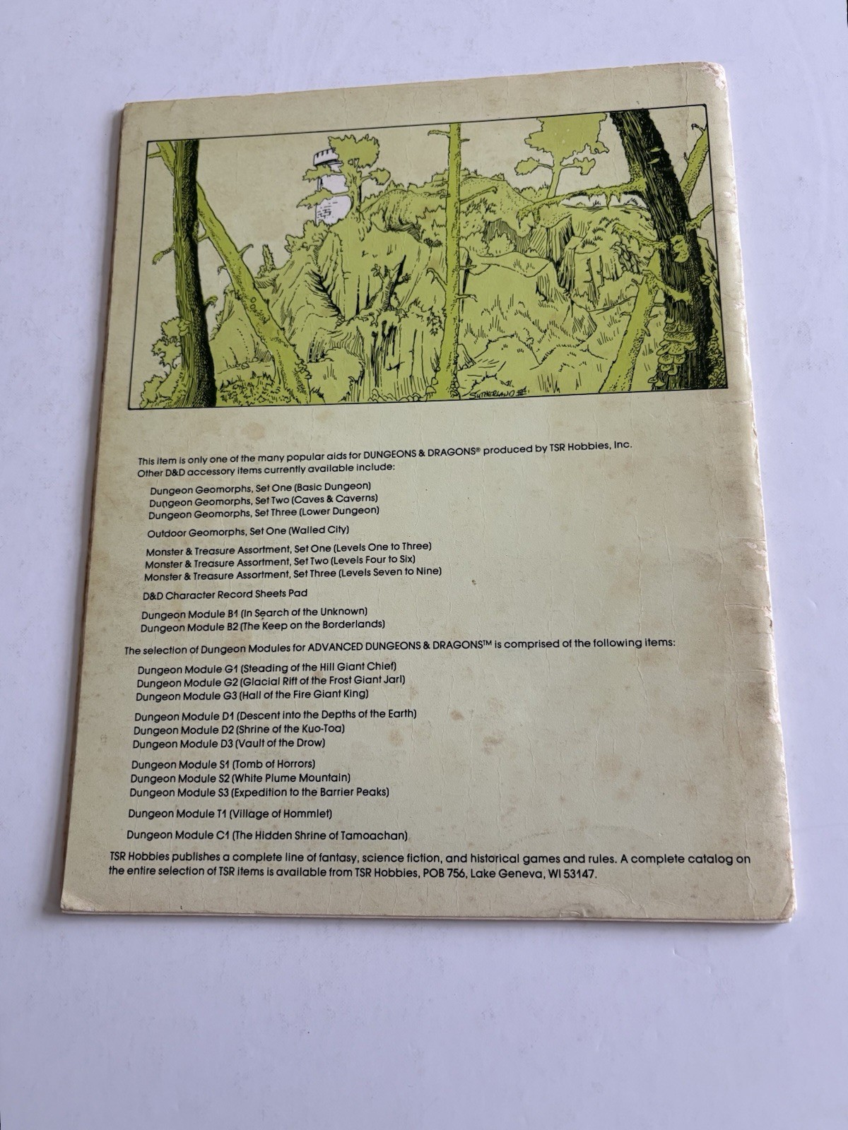 Dungeons and Dragons Holmes Basic Set TSR 1979