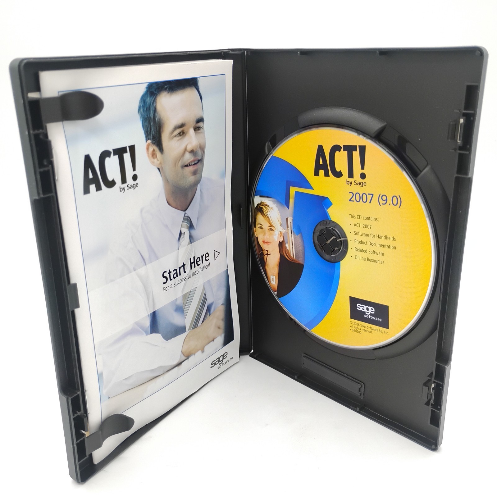 Act By Sage 2007 (9.0) Windows PC 2008 Computer Software w/ Serial Number
