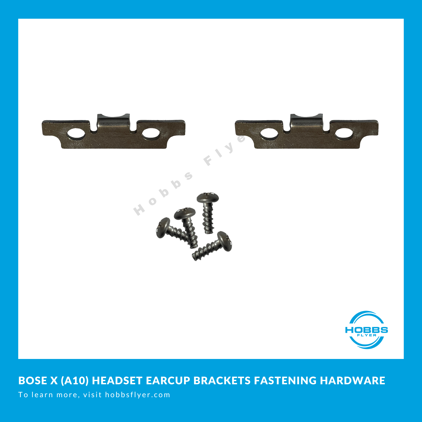 Bose X (A10) Headset Earcup Holder Bracket Mounting Fastener Hardware and Screws