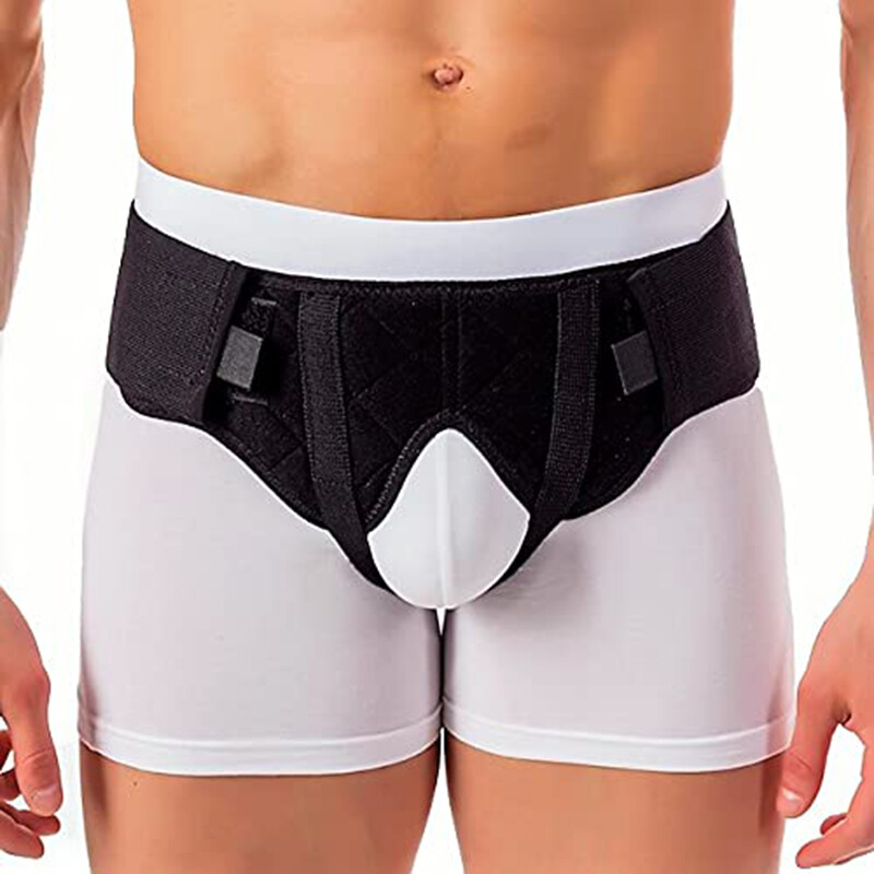 Hernia Support Belt Men Truss For Inguinal With 2 Removable Compression Pads USA