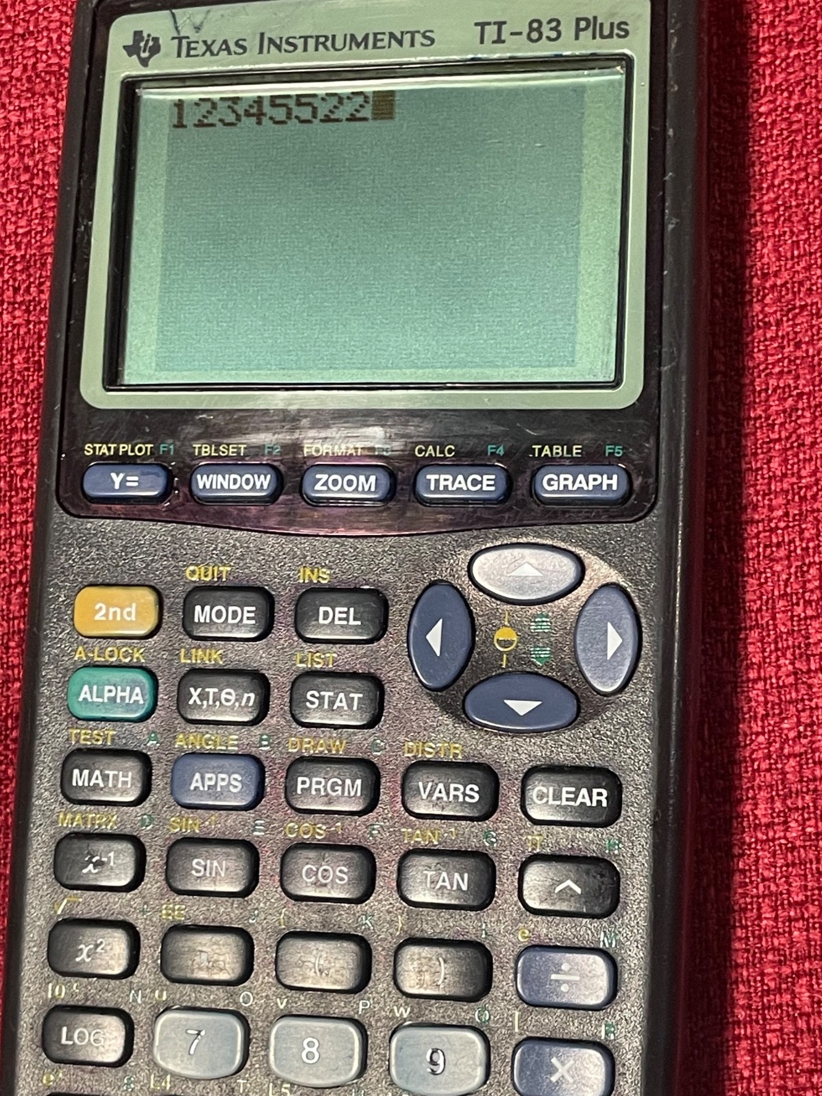 Texas Instruments TI-83 PLUS calculator
