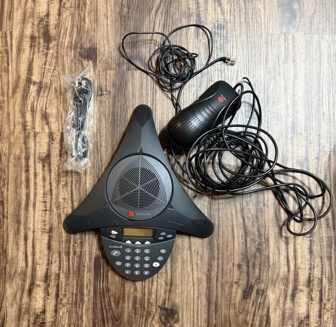 Polycom SoundStation 2 Expandable Conference Phone System 2201-16200-601