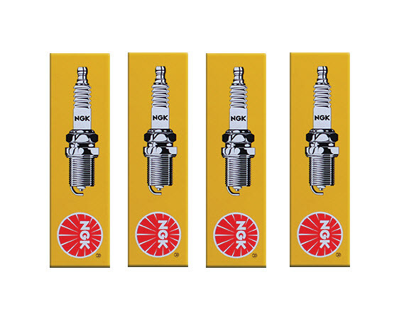 Set of 4 NGK Standard Spark Plugs for ski-Doo GRAND TOURING 2003-2002 Eng 380cc
