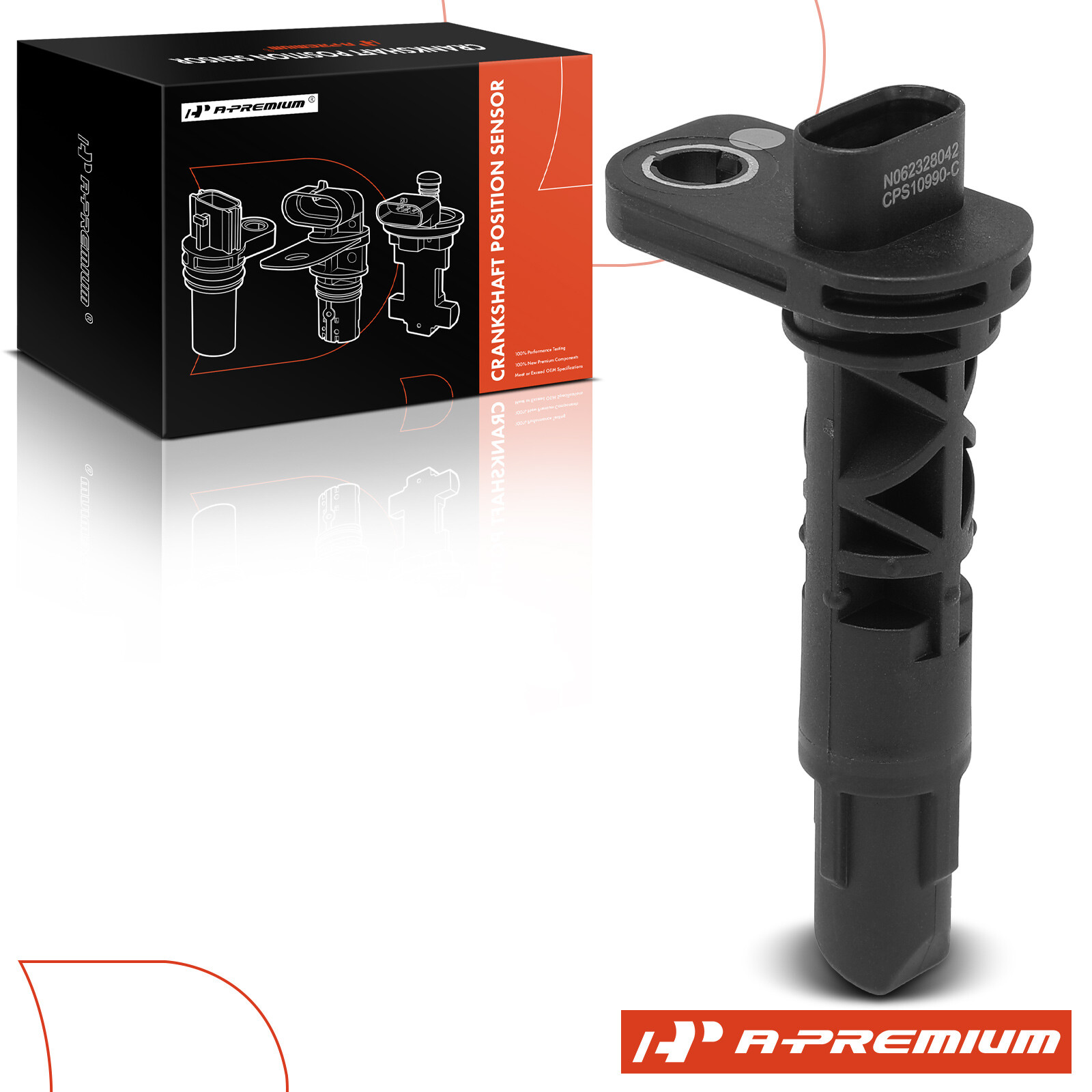 A-Premium Crankshaft Position Sensor for Chevrolet Equinox 18-24 Malibu 16-24