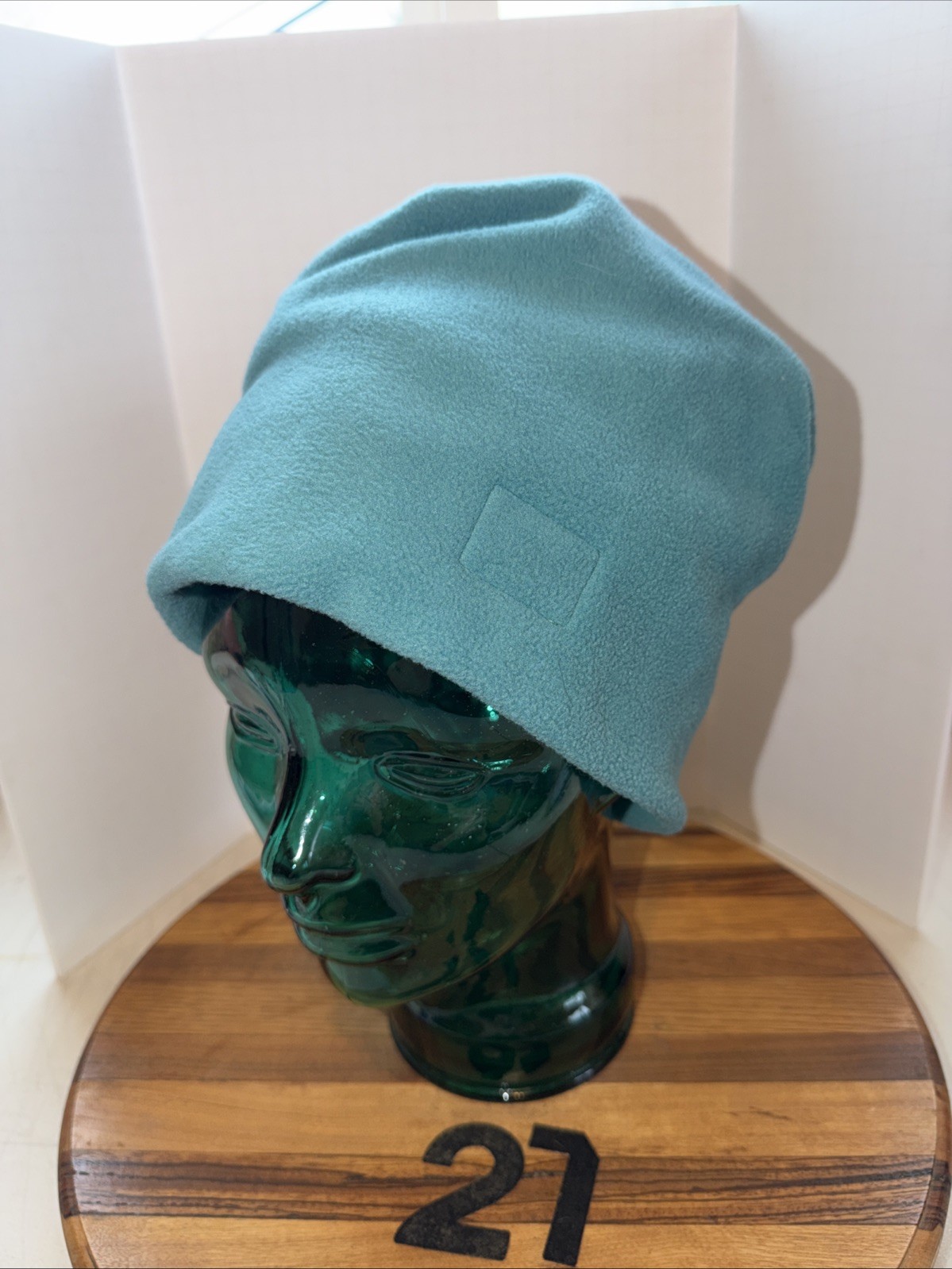 NWOT OREGROWN TEAL Polyester Fleece Hat. Slouch Or Cuffed. Never Worn!!  27