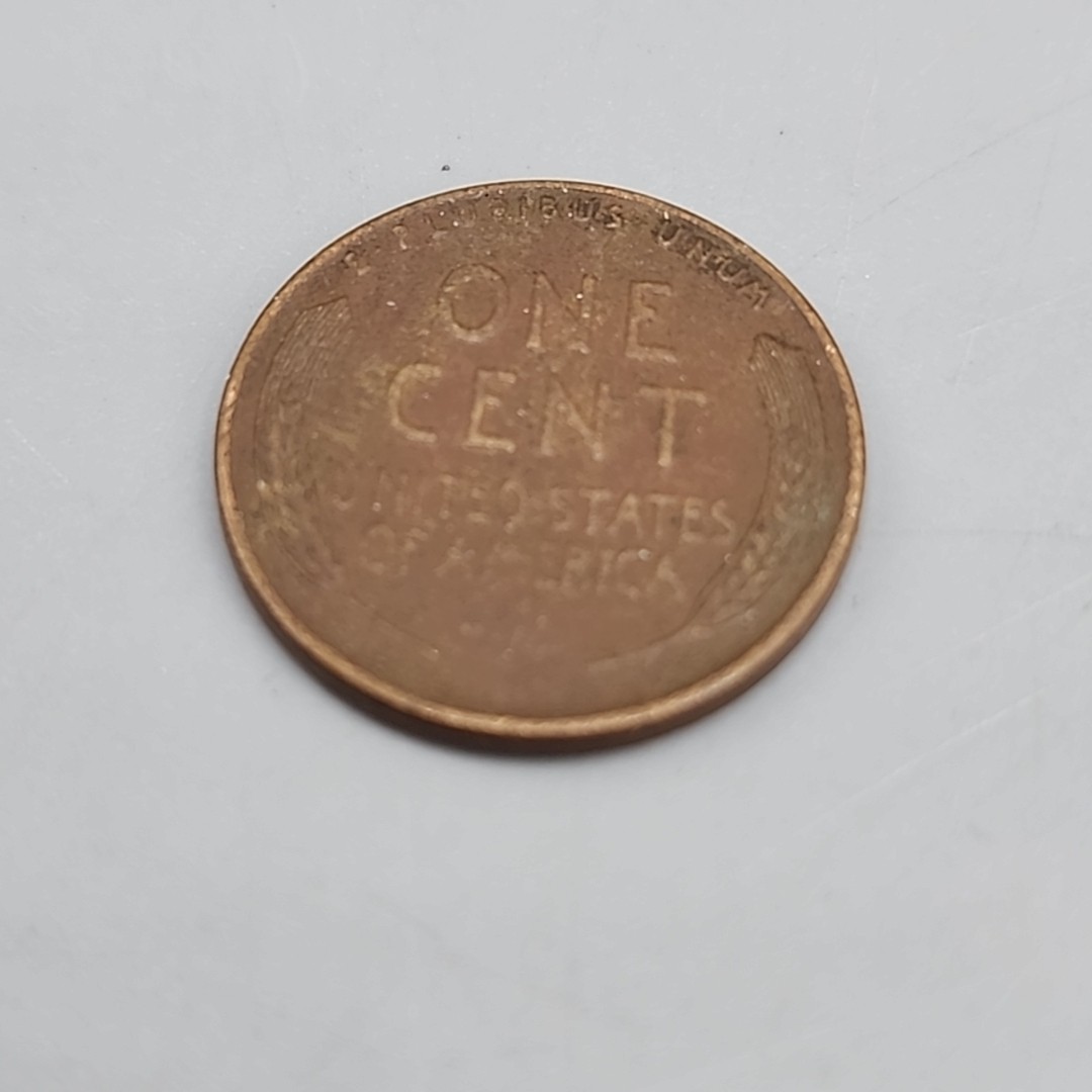 1929 Lincoln Wheat Cent Penny Delamination Error Coin