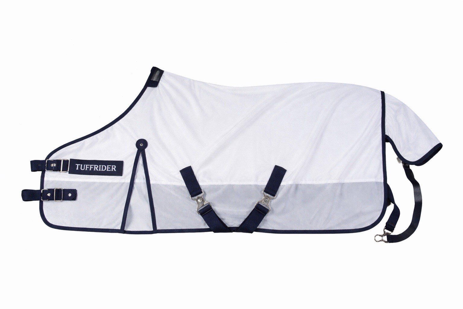 TuffRider Comfy Mesh Horse Fly Sheet White 54” UV Protection Lightweight