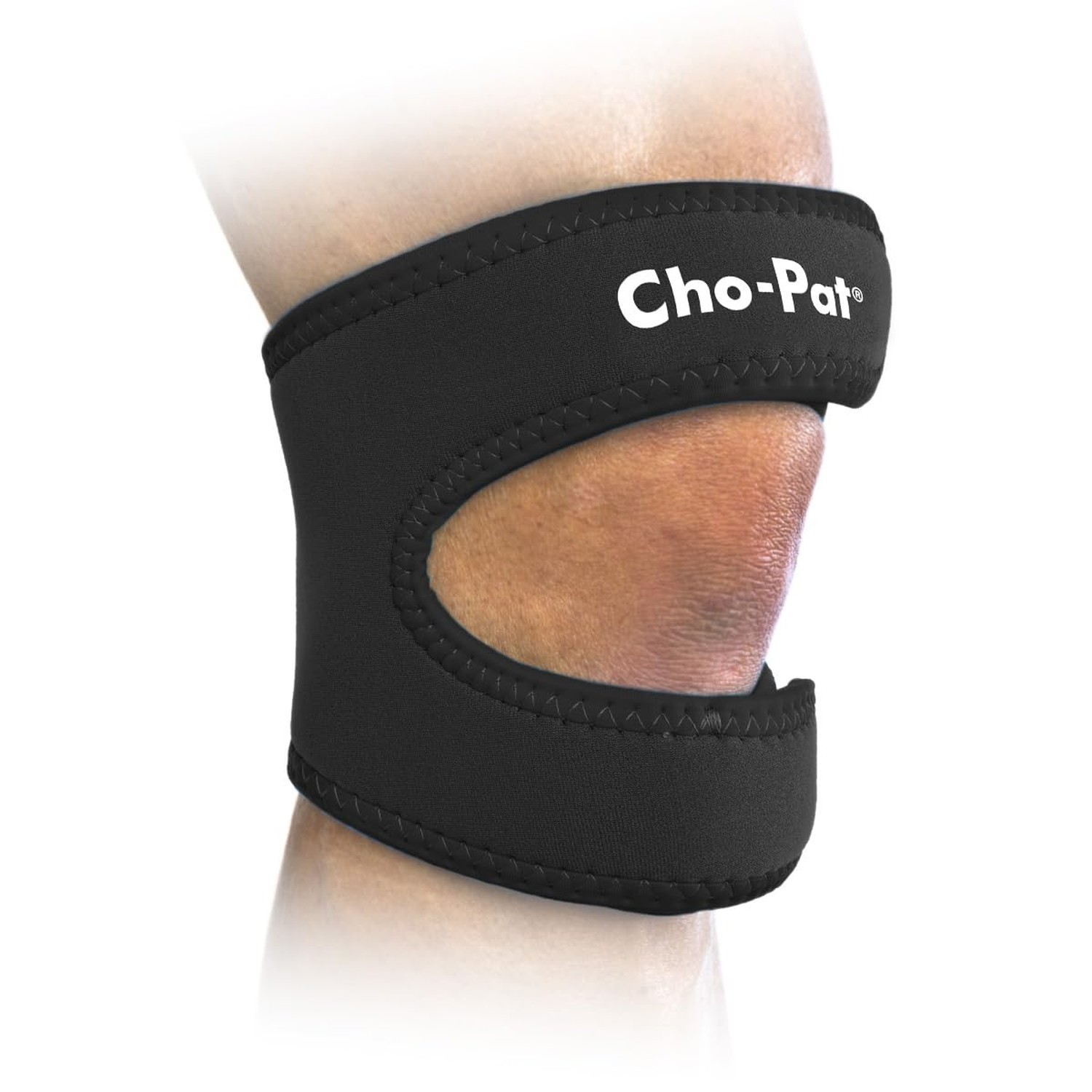 Cho-Pat Dual Action Double-Layer Adjustable Knee Strap, Pain Relief for Chond...