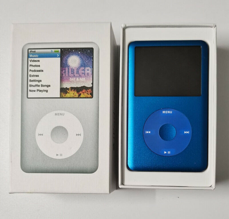 LATEST Apple iPod Classic 7th Gen Blue (256GB 51GB2 1TB) Flash SSD- Sealed