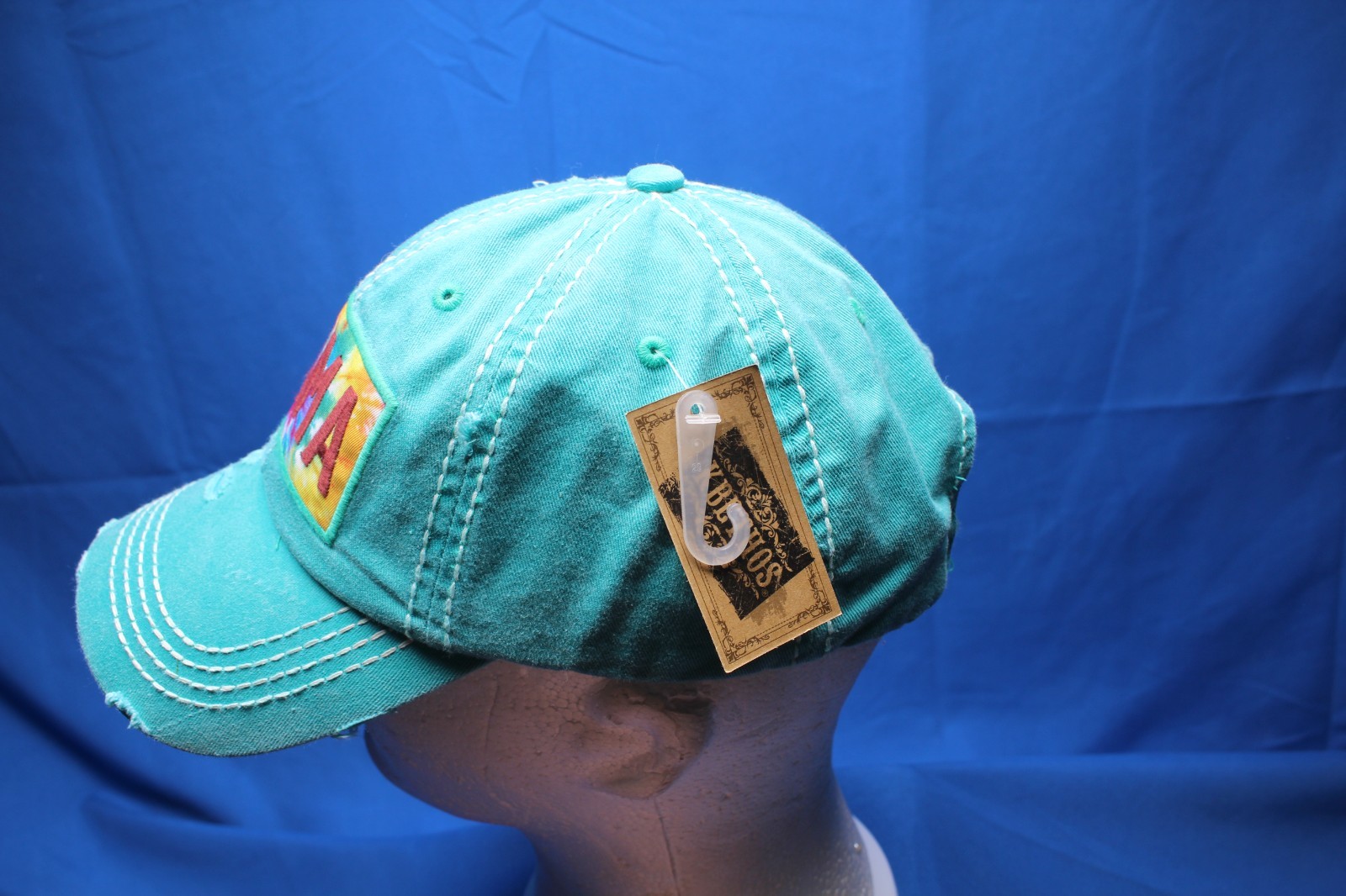 KBETHOS-Vintage Style Distressed Adjustable Baseball Cap Hat Mama beach