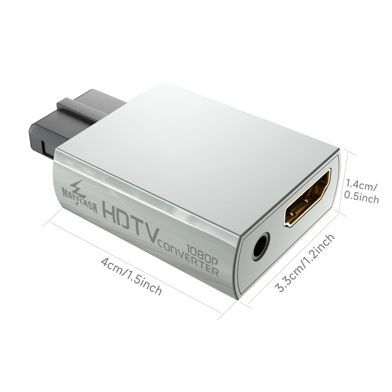 MAYFLASH N64 to HDMI Adapter Gamecube SNES SFC Converter silver