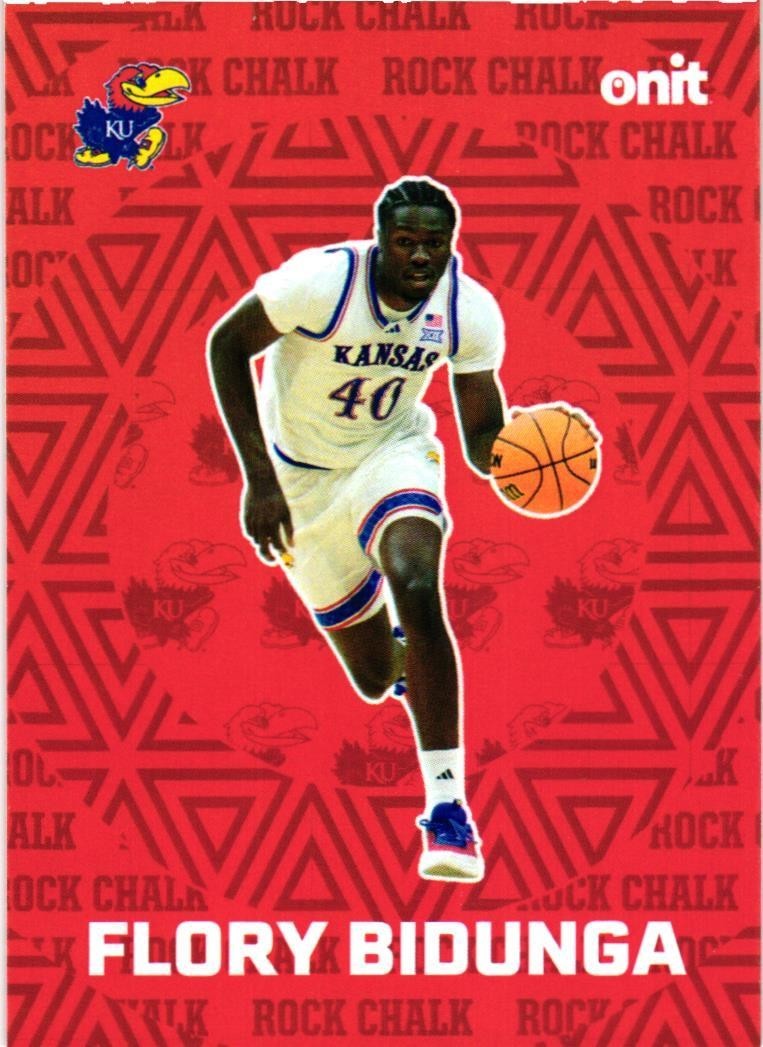 2025-26 Onit Kansas Jayhawks Basketball Fusion Standard & Premium you pick!