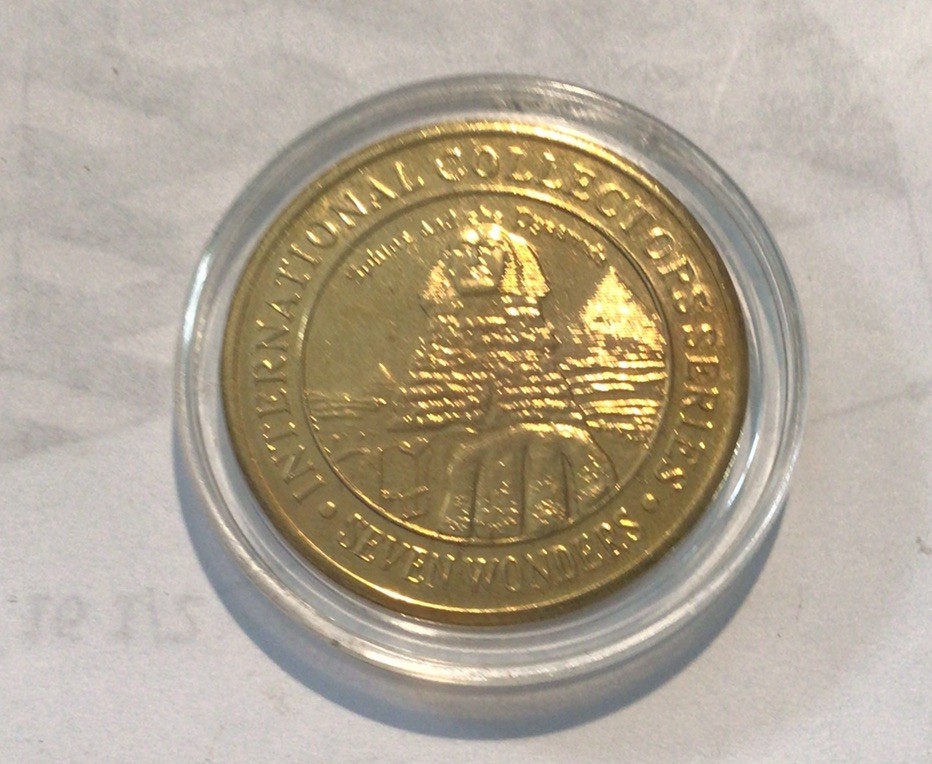 $2.00 Casino Token Prairie Meadows Seven Wonders Of The World Des Moines