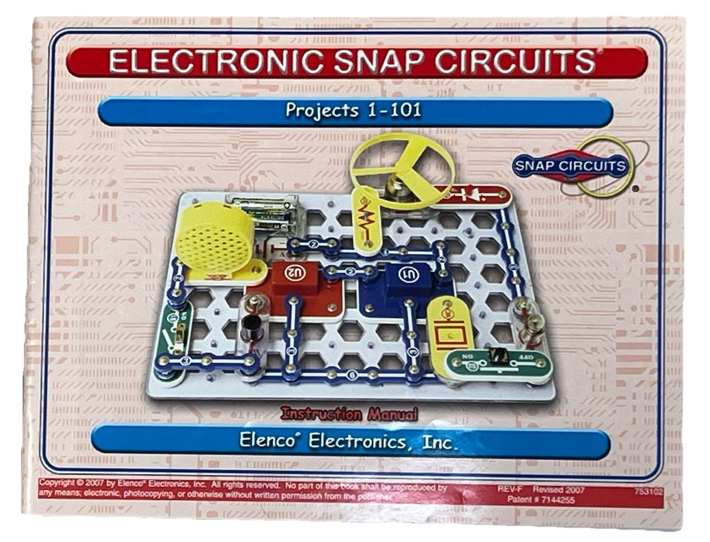 *Snaptricity* SNAP CIRCUIT •75 STEM Projects +Many Extra Electronic pcs •ELENCO