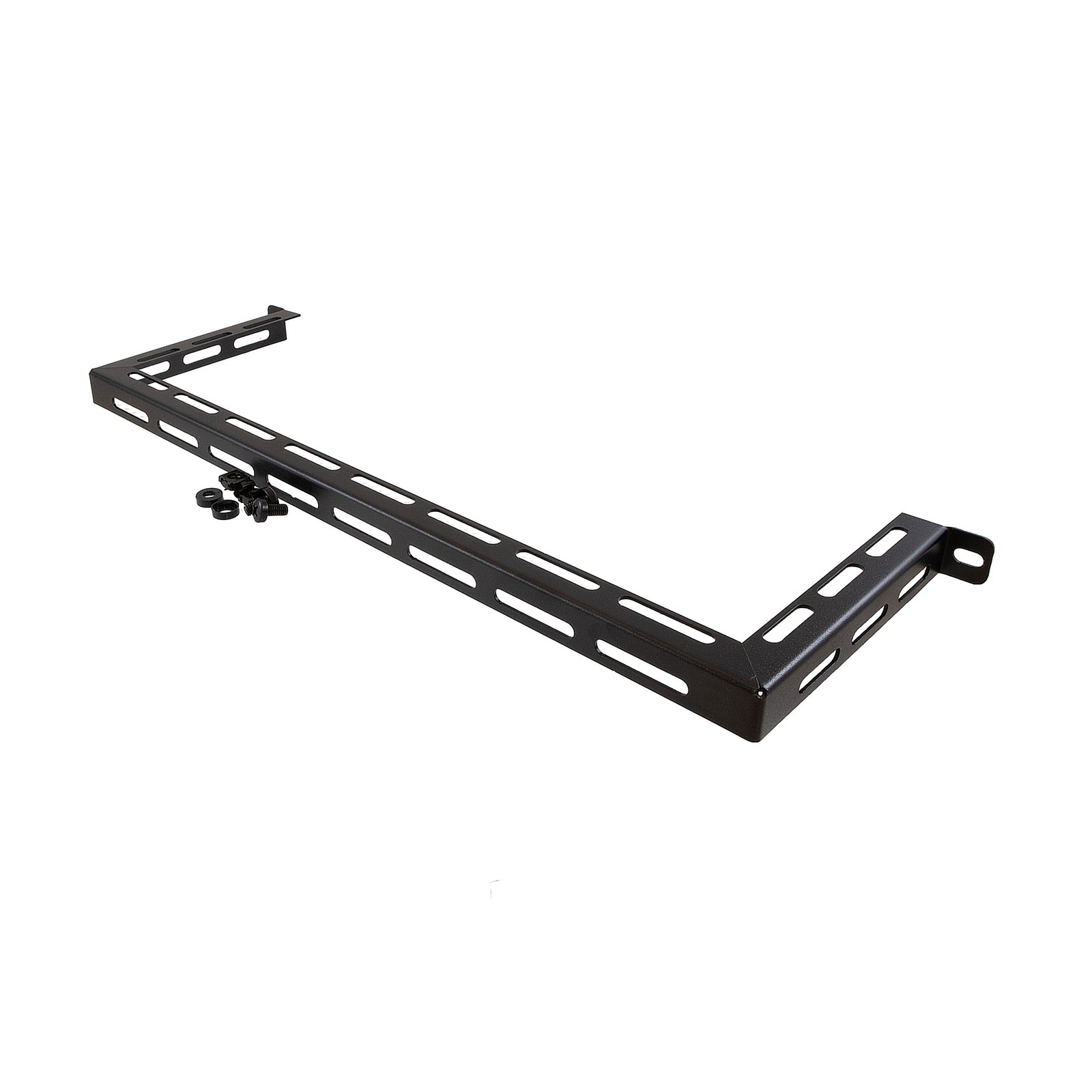 NavePoint 19" Horizontal Mount Lacing Bar 6 Inch Depth, 5-Pack, Steel Cable