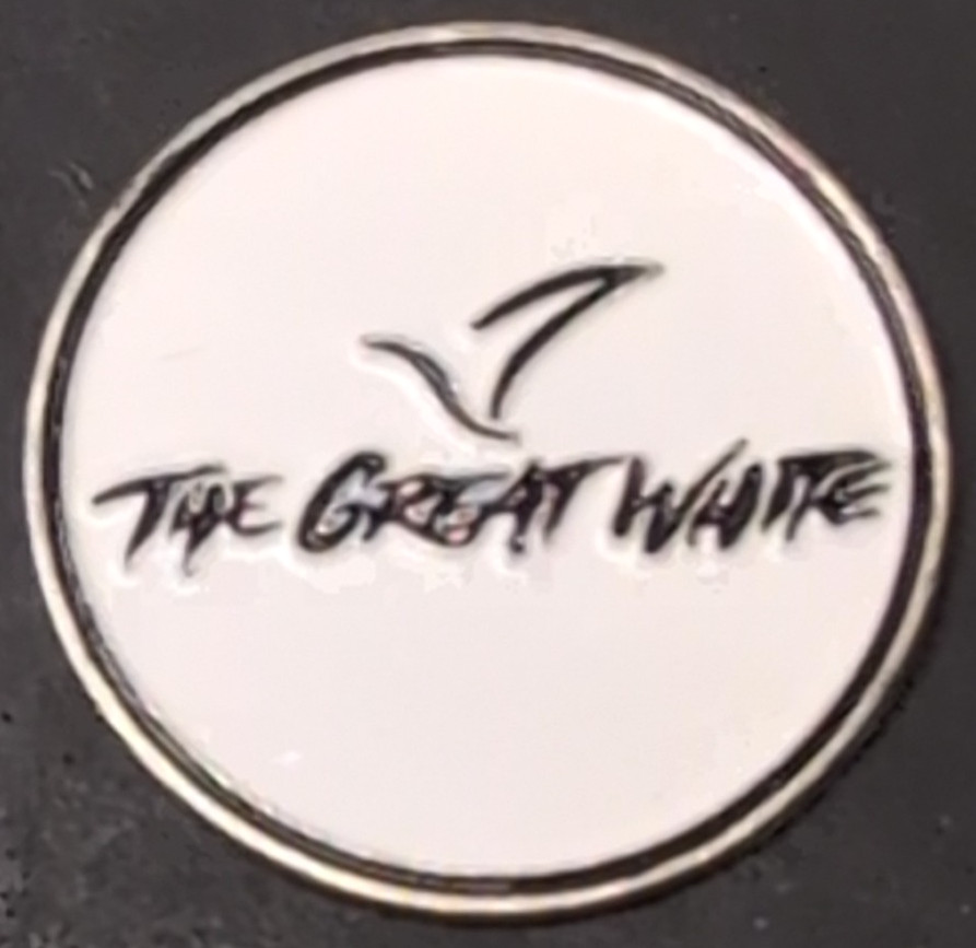 Doral The Great White Magnetic Golf Ball Marker Ahead 24mm