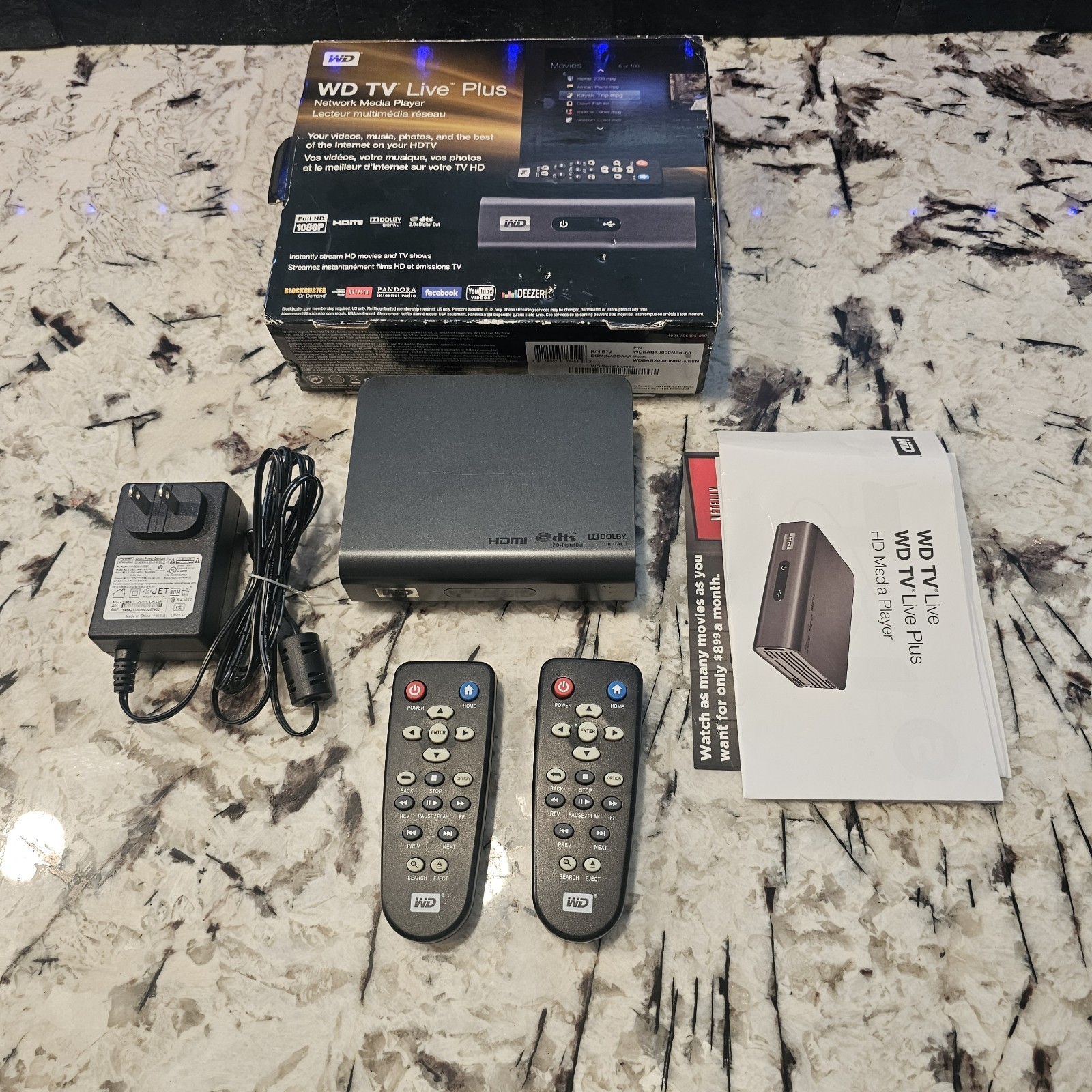 Western Digital TV Live Plus HD Media Player VERY RARE COLLECTOR'S