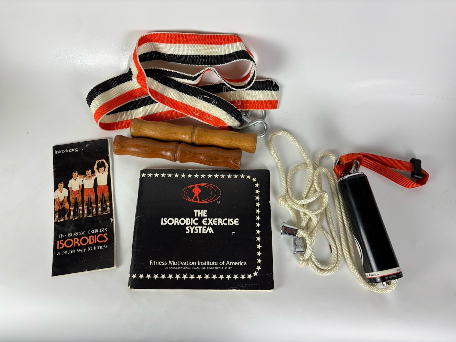 Isorobic Exercise System Manual, Exerciser, & Harness 70s Fitness Incomplete