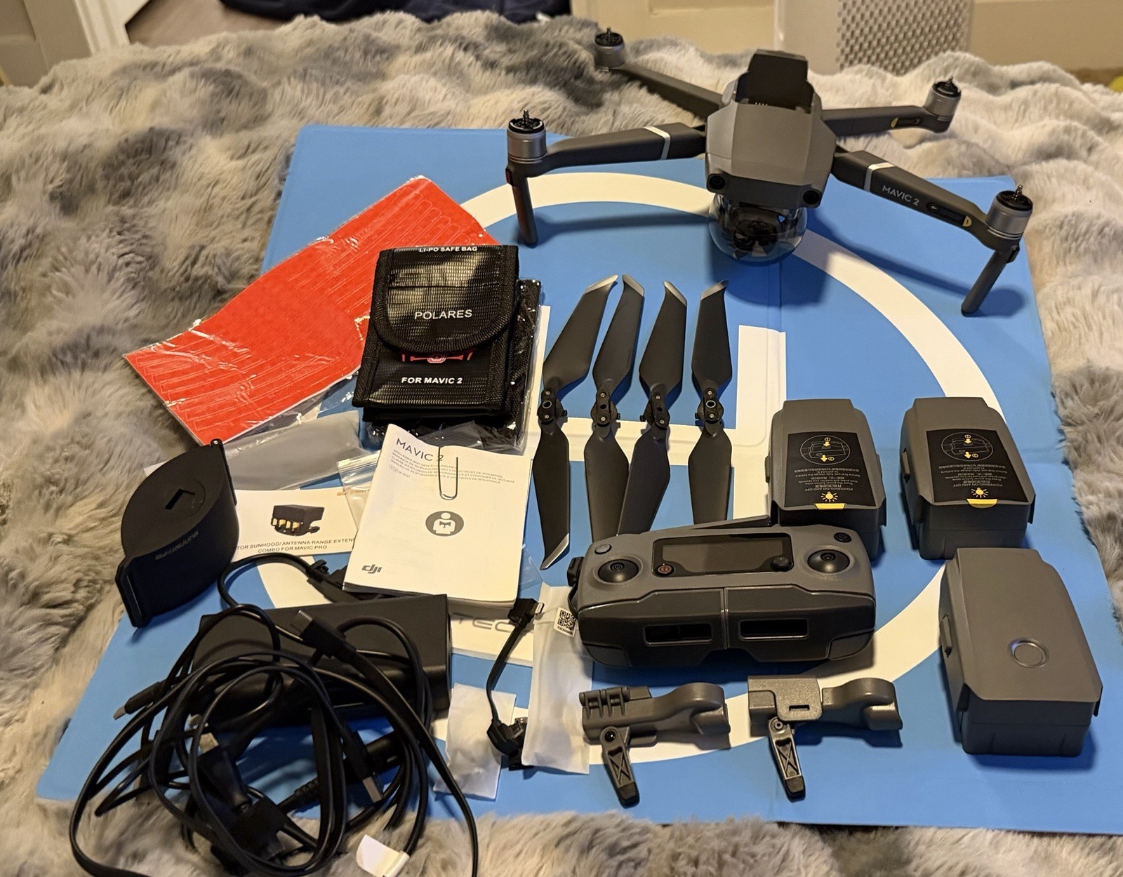 DJI Mavic Drone Hasselblad Camera Remote Control Kit With Extra Batteries