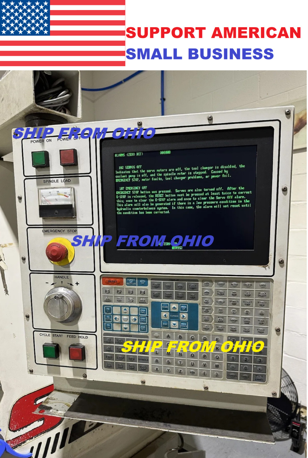 12" LCD DIRECT MONITOR for HAAS VF1 VF2 VF3 VL1 VL2 CRT HL1 32-020A 28HM-NM4