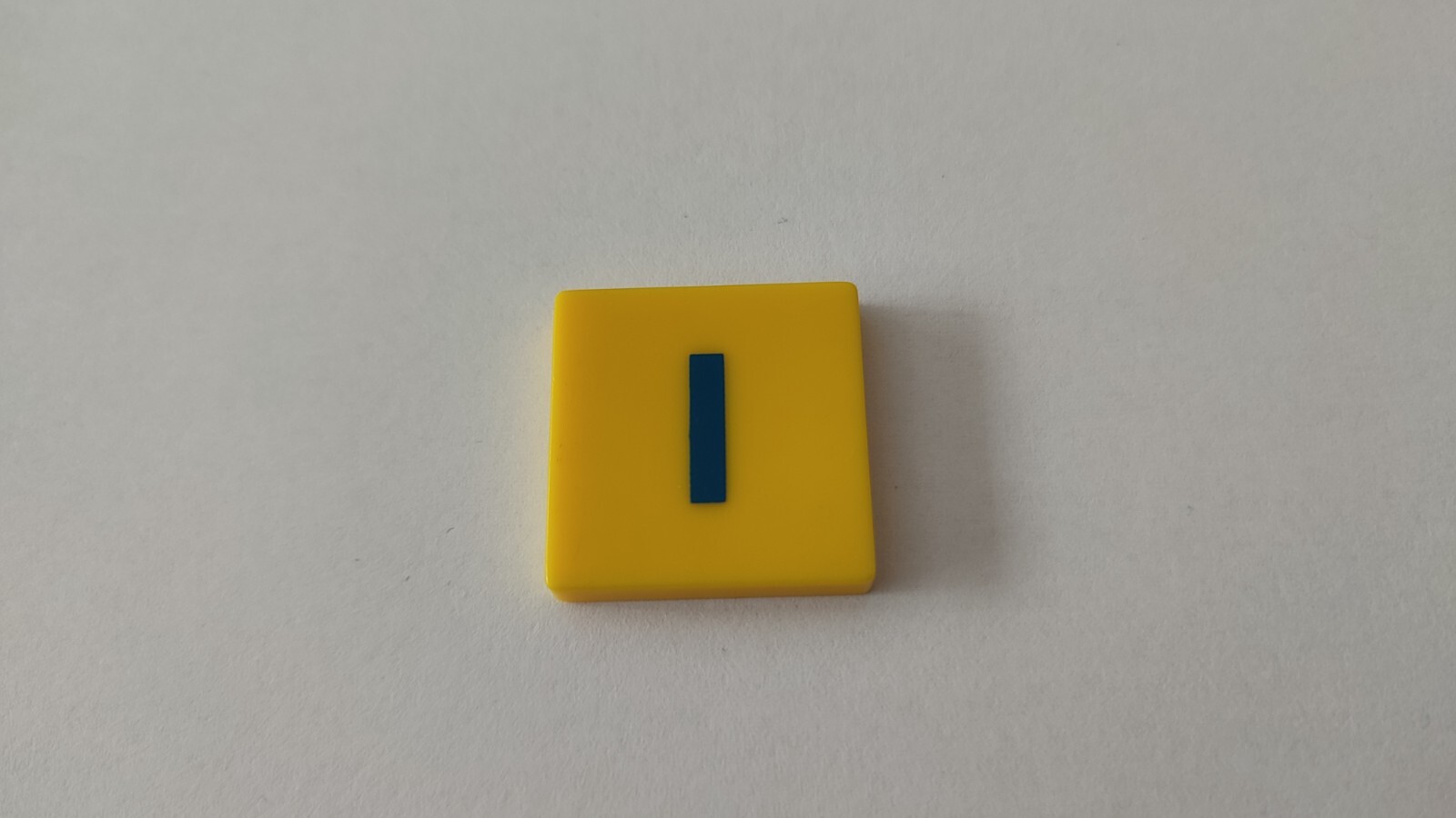 Letter I Spare Part Scrabble Junior Board Game Mattel Games #B82