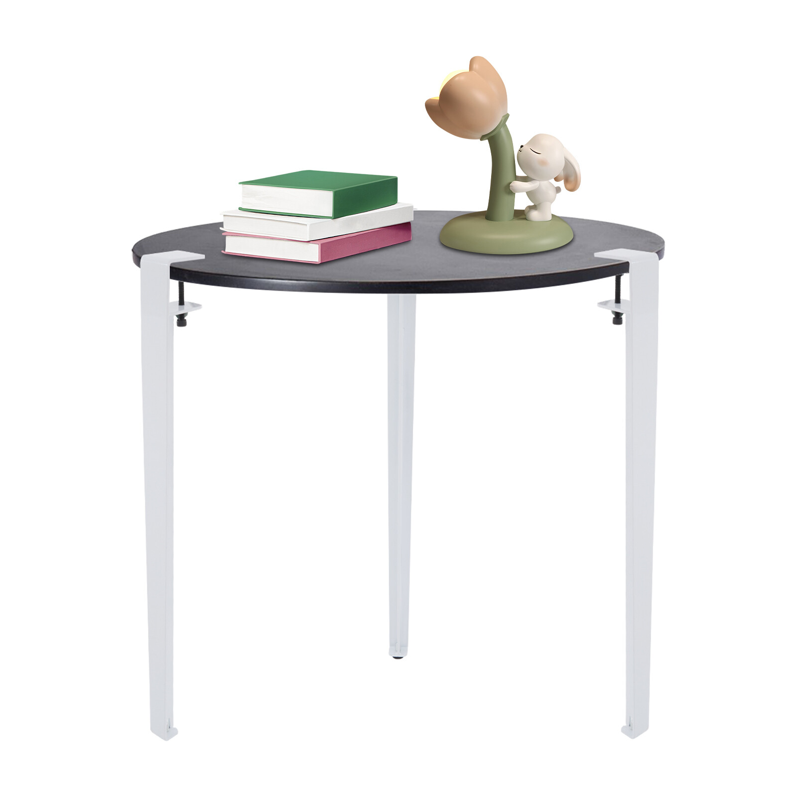 4pcs Adjustable Table Legs, Table Clamp Legs, F-shaped Table Legs White