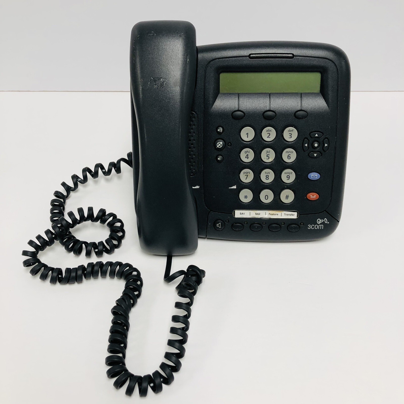3Com NBX Speaker Phone PoE w/ handset & desk stand 3C10401SPKRA
