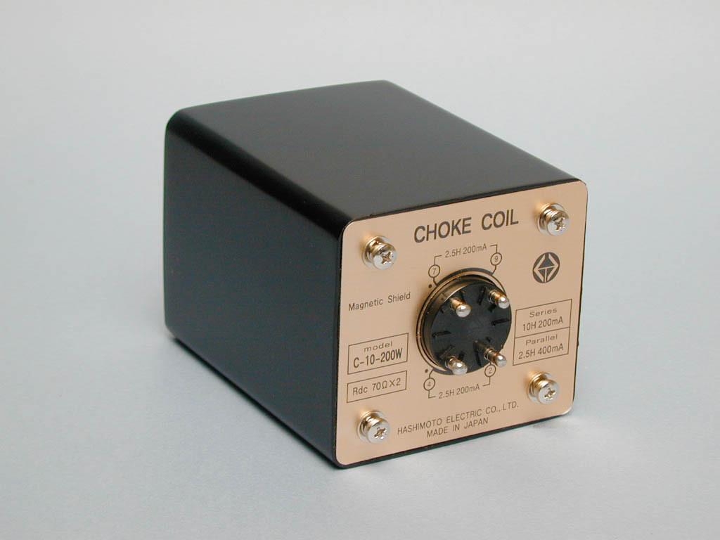 Hashimoto C-10-200W Choke Coil 10H (200mA) / 2.5H (400mA)