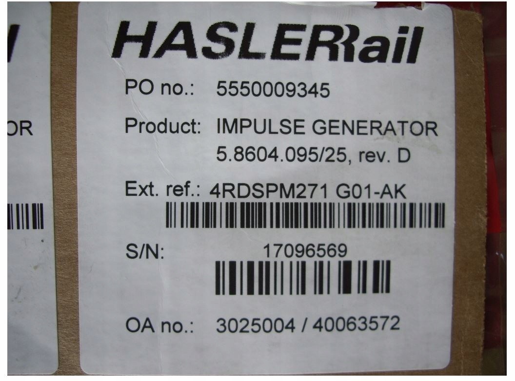 Pulse generator HASLERRAIL 5550009345