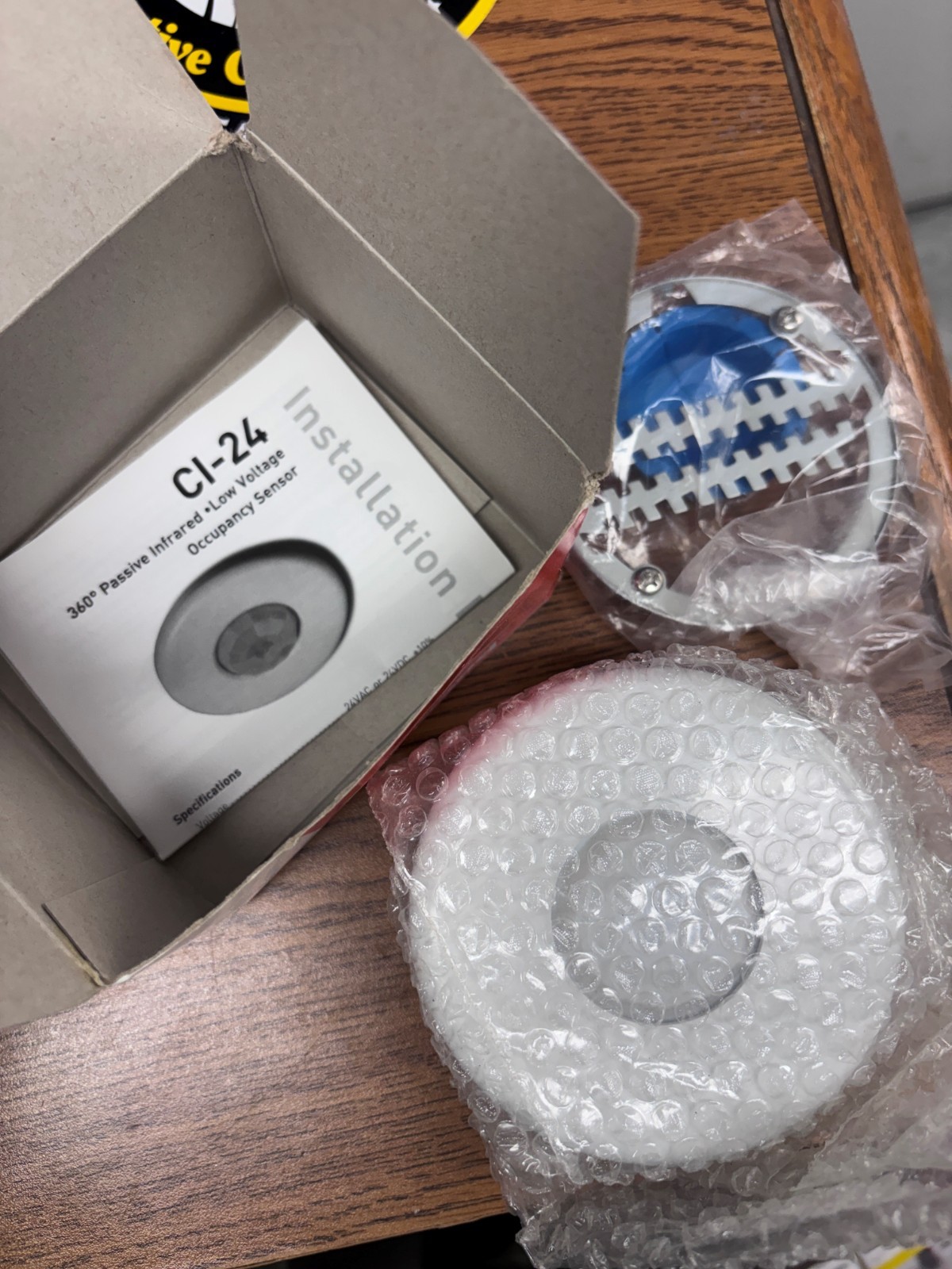 Legrand Wattstopper CI-24 24V White PIR Ceiling Mount Occupancy Sensor