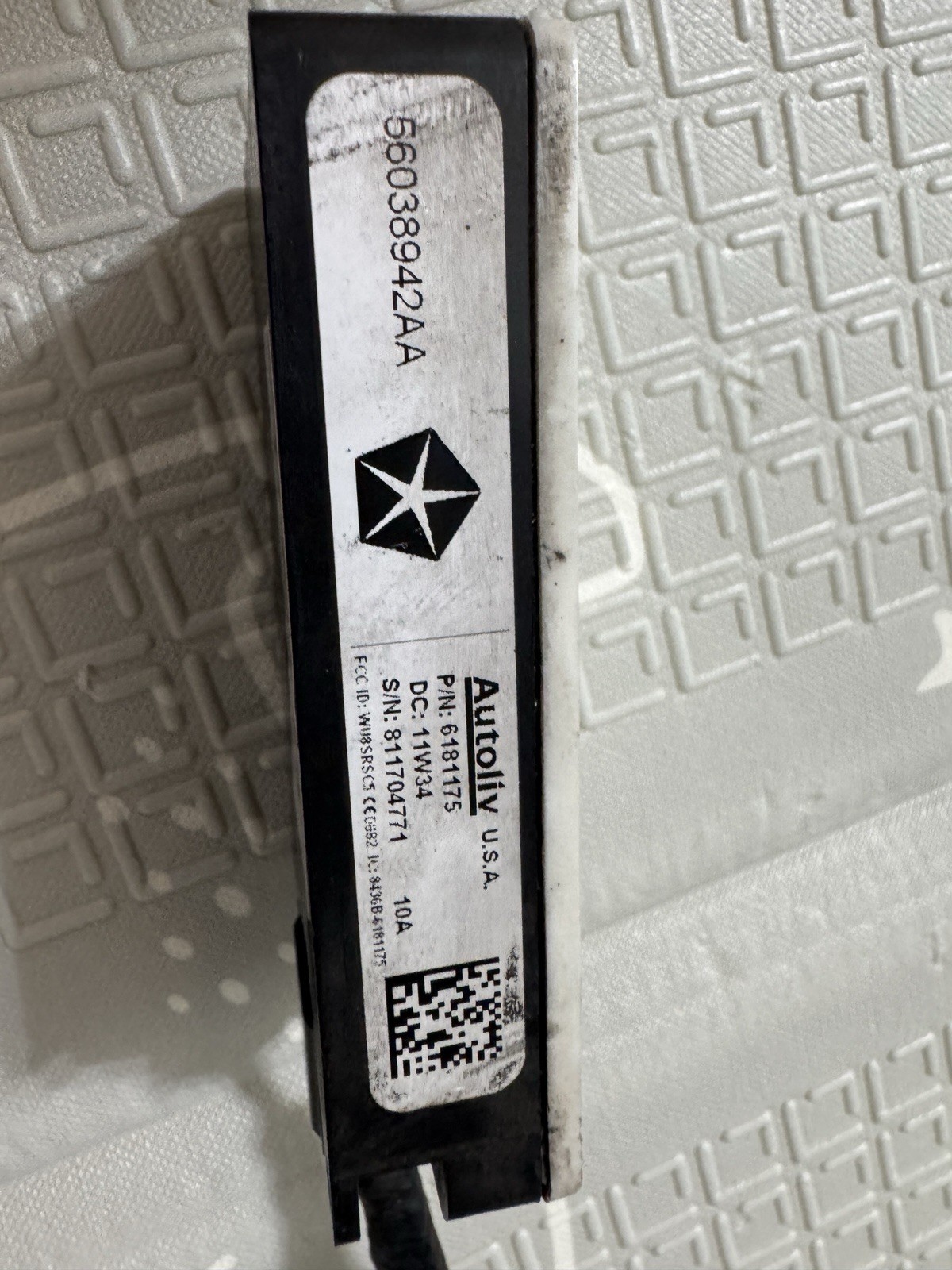 2011-2013 Chrysler Jeep Dodge Blind Spot Detection Sensor Module 56038942AA OEM