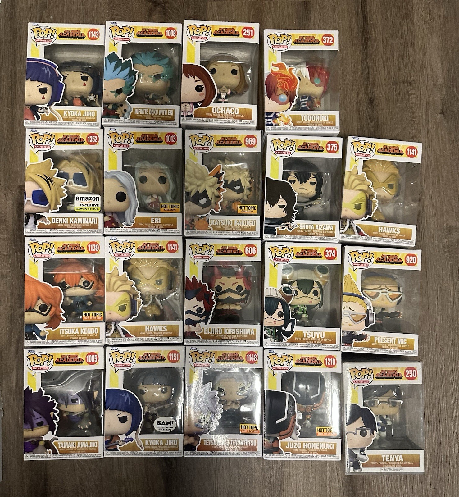 Funko Pop! My Hero Academia 19pc Vinyl Figure Mixed Lot Boxed Exclusives GUC
