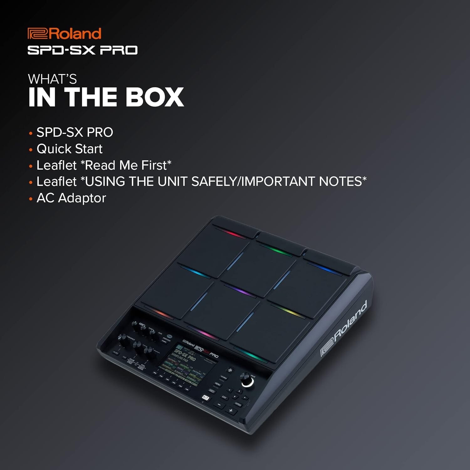 Roland SPD-SX PRO Sampling Pad Drum Electric Drum Expression Pedal W/Box