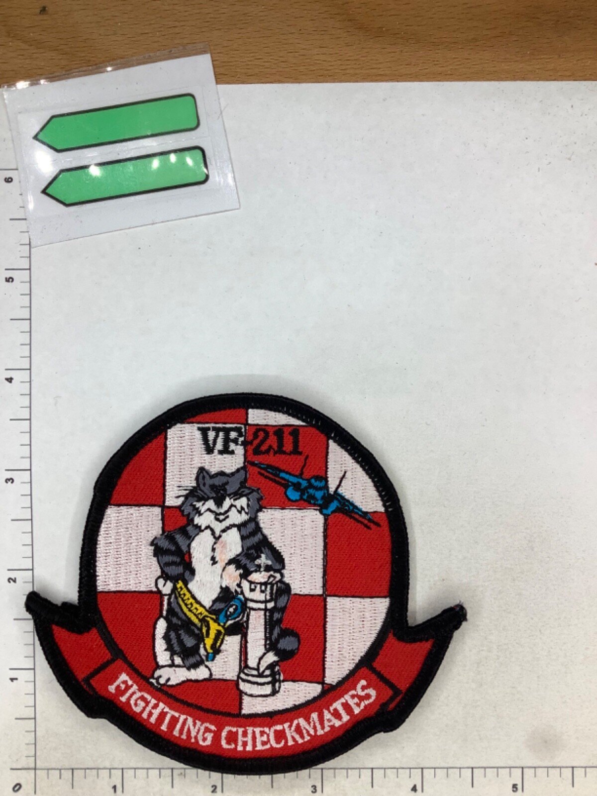 US NAVY FIGHTING CHECKMATES VF-211 SQUADRON PATCH