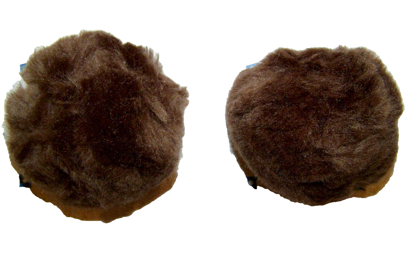 AQHA Legal Xlarge Draft Warmblood Size Show Horse Equine Ear Plugs 1 Pair Brown