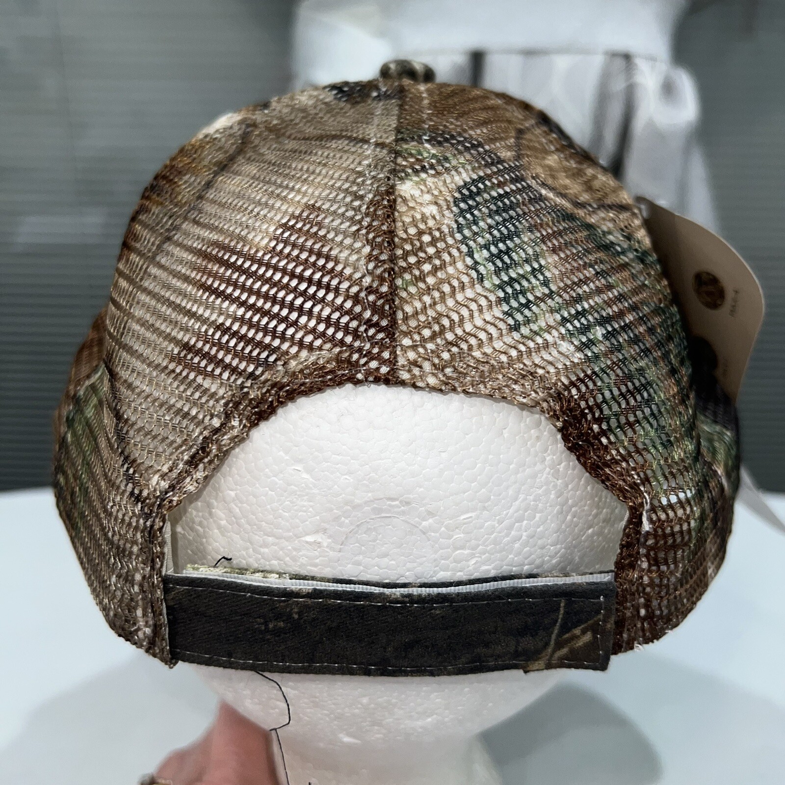 Tomlyn Veterinary Science since 1976 Hat Cap Hook Loop Camouflage Mesh EUC