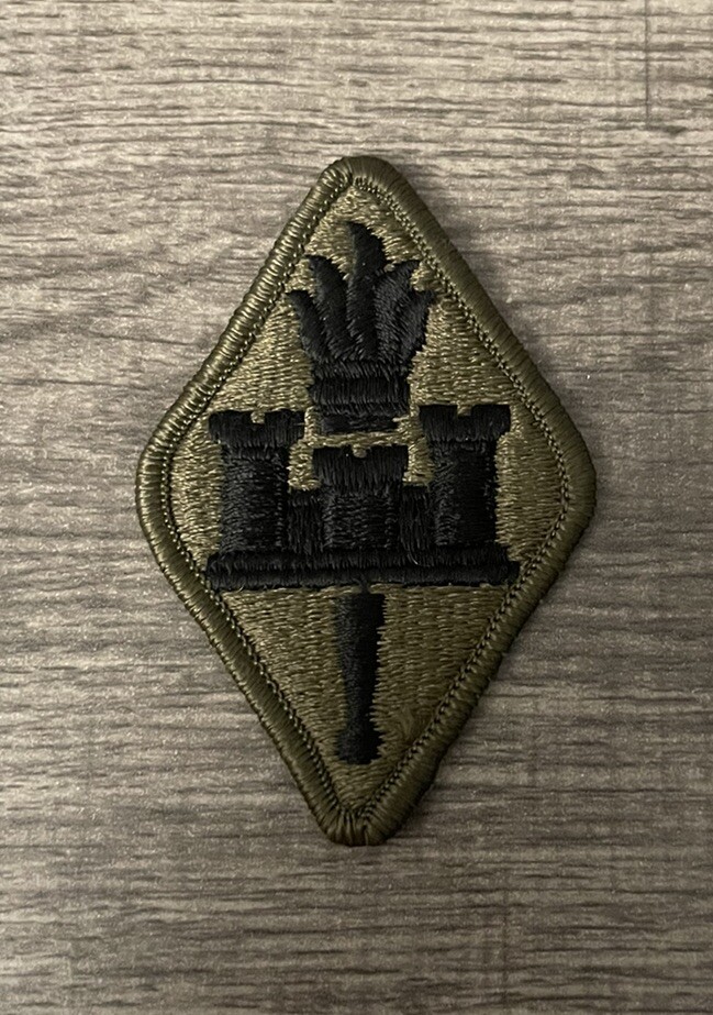 Vietnam War US Army CORPS of ENGINEERS Subdued Patch Bsp023