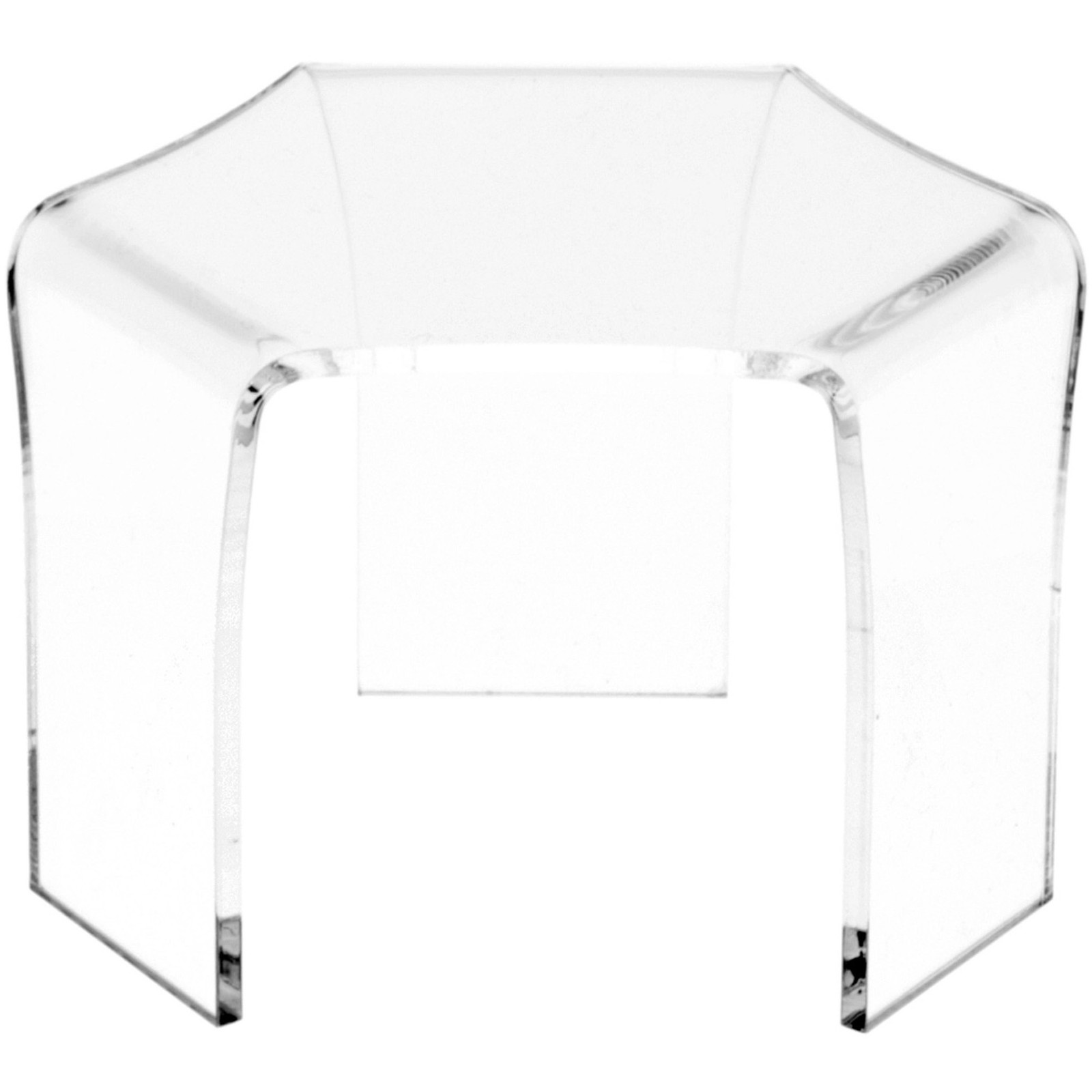 Plymor Clear Acrylic Tri-Leg (6 Sided) Display Riser 2.75" H x 4.25" W x 3.75" D