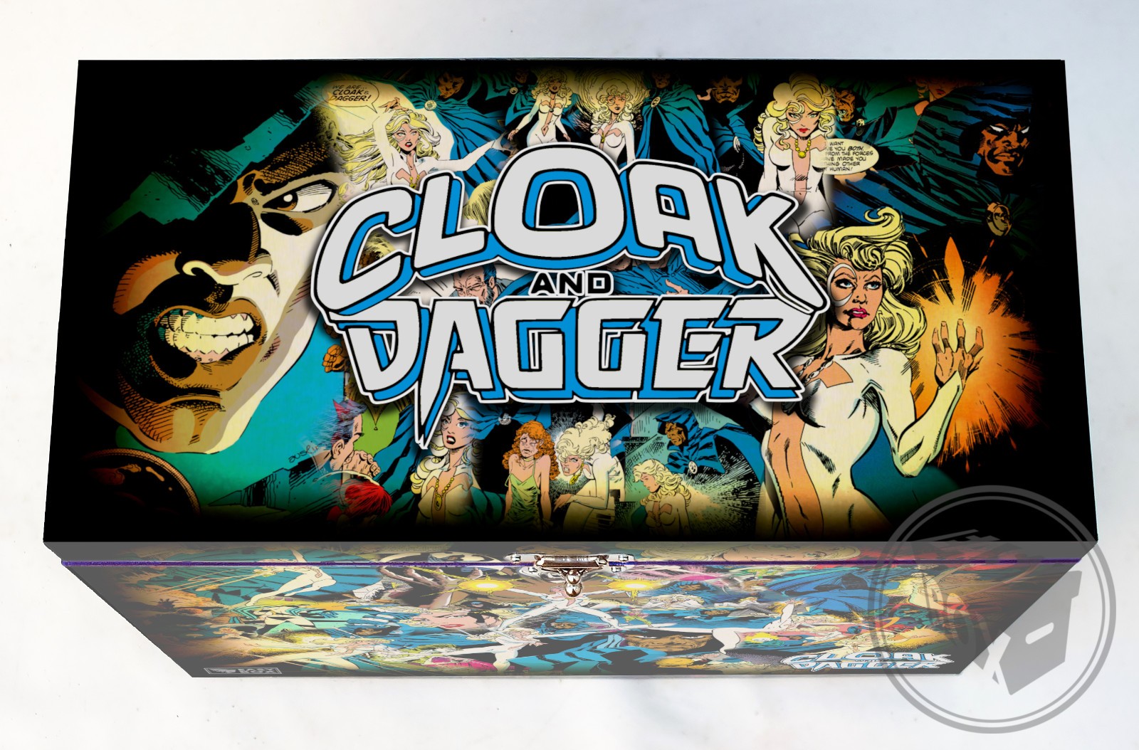Cloak and Dagger - Large Comic Book Hard Storage Box Chest MDF