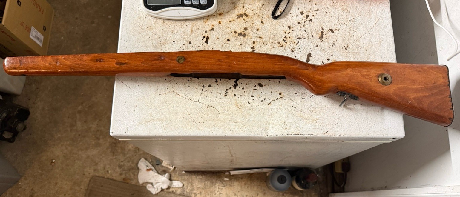 Turkish M38 Mauser Rifle Stock Wood Sporter 32”