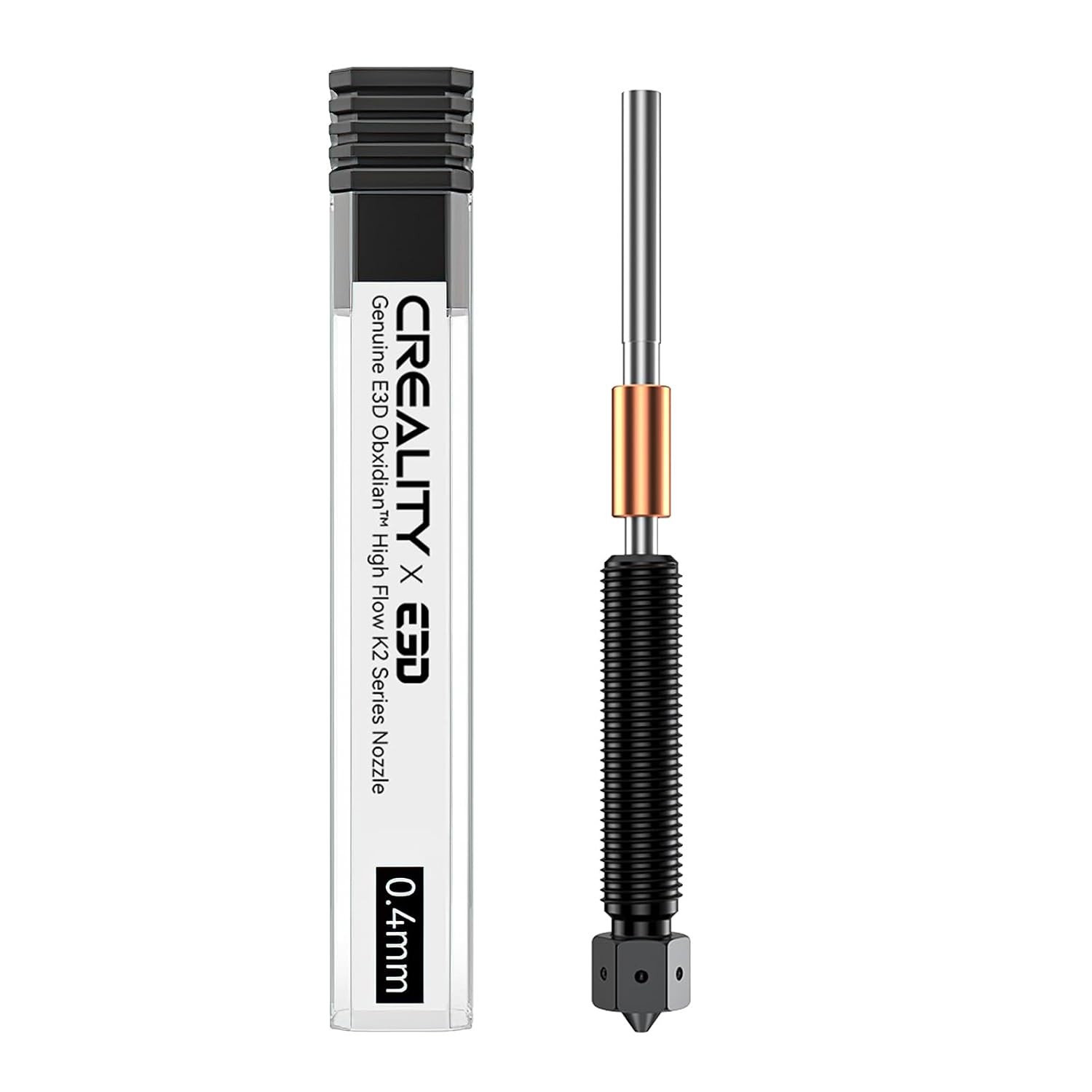 Creality K2 Plus 0.4mm High Flow E3D Obxidian Hardened Nozzle Upgrade for 3D